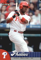 2007 Fleer Mini Die Cuts #98 Jimmy Rollins