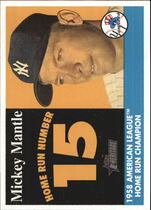 2007 Topps Heritage 1958 Home Run Champion #MMHRC15 Mickey Mantle