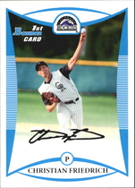 2008 Bowman Draft Prospects #BDPP31 Christian Friedrich