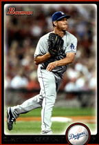 2010 Bowman Base Set #49 Clayton Kershaw