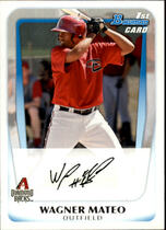 2011 Bowman Prospects #BP88 Wagner Mateo