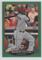 2012 Bowman Chrome Green Refractors #94 Brandon Phillips