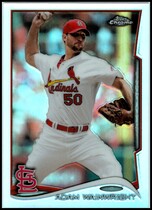 2014 Topps Chrome Refractor #44 Adam Wainwright
