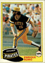 1981 Topps Base Set #28 Enrique Romo