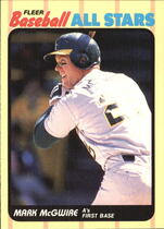 1989 Fleer Baseball All Stars #29 Mark McGwire