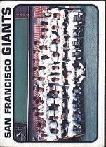 1973 Topps Base Set #434 Giants Team