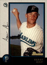 1998 Bowman Base Set #128 Aaron Akin