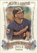 2015 Topps Allen & Ginter Starting Points #SP-50 Kennys Vargas
