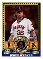 2015 Topps Opening Day Franchise Flashbacks #FF-14 Jered Weaver