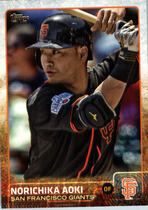 2015 Topps Update #US335 Norichika Aoki