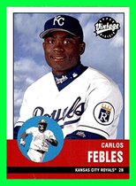 2001 Upper Deck Vintage #105 Carlos Febles