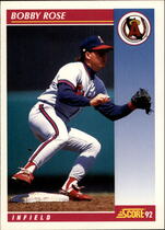1992 Score Base Set #558 Bobby Rose