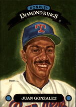 1993 Donruss Diamond Kings #DK-7 Juan Gonzalez