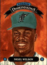 1993 Donruss Diamond Kings #DK-27 Nigel Wilson