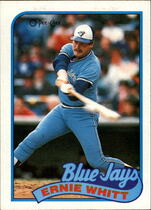 1989 O-Pee-Chee OPC Base Set #289 Ernie Whitt