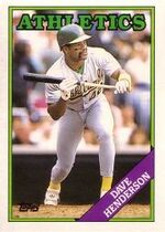 1988 Topps Traded #48T Dave Henderson