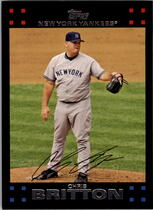 2007 Topps Base Set Series 1 #21 Chris Britton