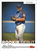2006 Topps Update and Highlights Rookie Debut #RD-28 Alay Soler