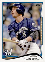 2014 Topps Base Set Series 2 #435 Ryan Braun