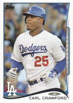 2014 Topps Base Set Series 2 #566 Carl Crawford