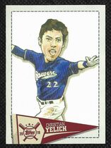 2019 Topps Big League Star Caricature Reproduction #SCR-CY Christian Yelich