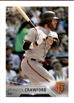 2018 Topps Stickers #225 Brandon Crawford