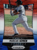 2014 Panini Prizm Red White & Blue Pulsar Prizm #194 Marcus Semien