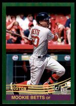 2018 Donruss Holo Green #226 Mookie Betts