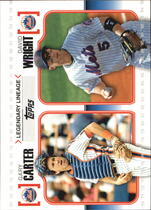 2010 Topps Legendary Lineage Series 1 #LL18 David Wright|Gary Carter