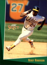 1993 Score Select #106 Rickey Henderson