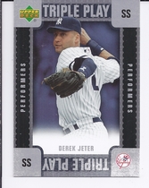 2007 Upper Deck Triple Play Performers #TP-DJ Derek Jeter