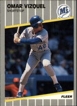 1989 Fleer Update #62 Omar Vizquel