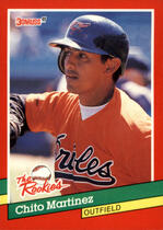 1991 Donruss Rookies #54 Chito Martinez
