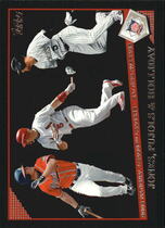 2009 Topps Wal Mart Black Border #4 Albert Pujols|Chipper Jones|Matt Holliday