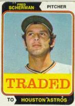 1974 Topps Traded #186 Fred Scherman