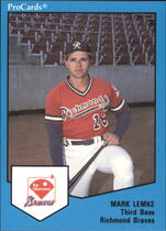 1989 ProCards Richmond Braves #830 Mark Lemke