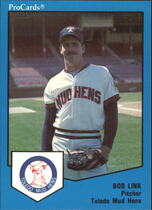 1989 ProCards Toledo Mud Hens #778 Bob Link