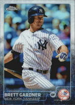 2015 Topps Chrome Refractor #88 Brett Gardner