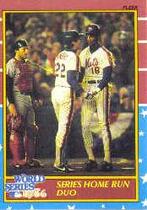 1987 Fleer World Series #11 Darryl Strawberry|Knight