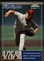 1999 Fleer Sports Illustrated #40 Curt Schilling