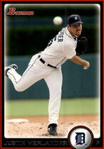 2010 Bowman Base Set #134 Justin Verlander
