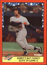1988 Fleer World Series Glossy #8 Kirby Puckett