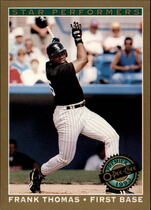 1993 O-Pee-Chee OPC Premier Star Performers (Gold Border Front) #1 Frank Thomas