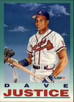1992 Fleer Base Set #713 David Justice