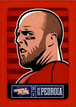 2013 Panini Triple Play Stickers Red #3 Dustin Pedroia