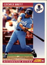 1992 Score Base Set #650 George Brett