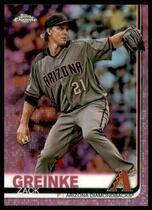 2019 Topps Chrome Pink Refractor #23 Zack Greinke