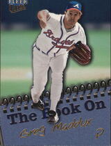 1999 Ultra The Book On #14BO Greg Maddux