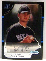 2005 Bowman Chrome Draft #BDP111 Josh Sullivan