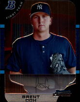 2005 Bowman Chrome Draft #115 Brent Cox